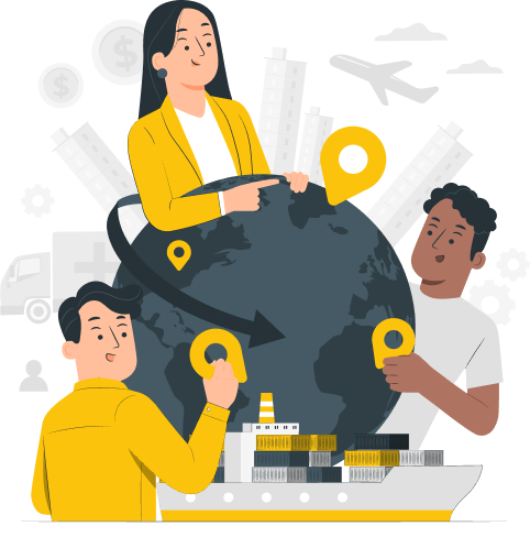 Illustration of diverse people with various disabilities